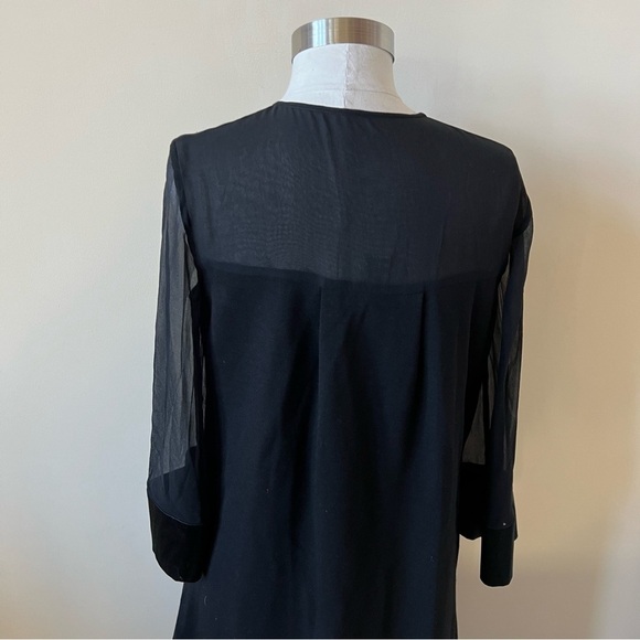 Diane Von Furstenberg DVF wool silk blend Shift dress 17682 - Picture 5 of 8